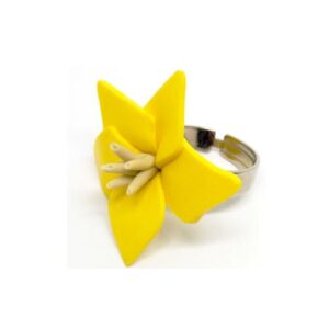 Anel Flor Amarela