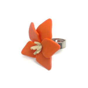 Anel Flor Coral