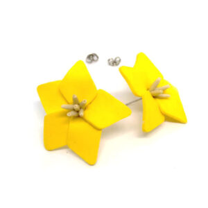 Brinco Flor Amarela