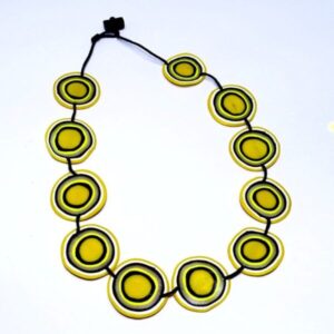 Colar Vitral Amarelo