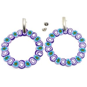 Brinco Circular Lilas